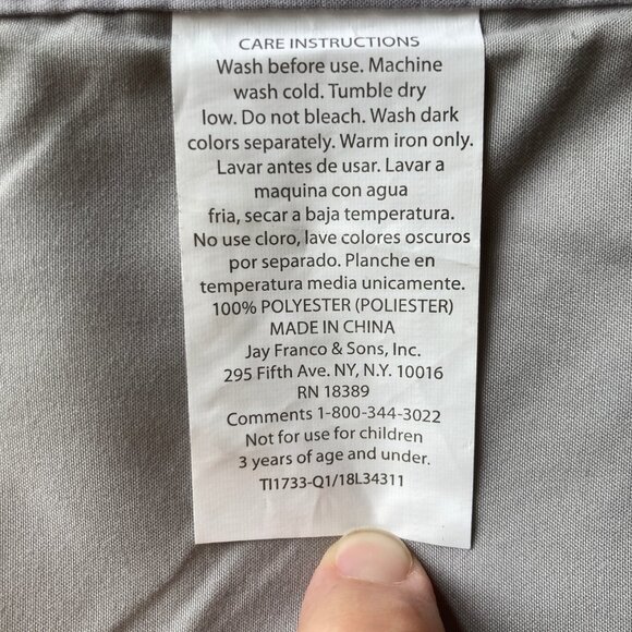 Vintage Disney Minnie Mouse Quilted Pillow Case Standard Size 20" X 26" Gray - Picture 9 of 11